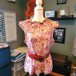 Adrianna Papell floral top